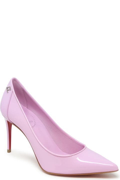 High-Heeled Shoes for Women Christian Louboutin Christian Louboutin Lilac Patent Sporty Kate 85 Pumps