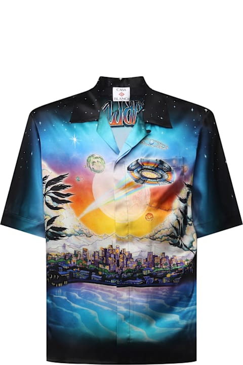 Casablanca for Kids Casablanca "la Prémonition" Silk Shirt