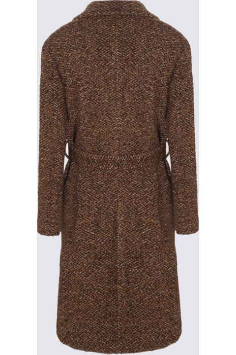 Etro Coats & Jackets for Women Etro Brown Wool Coat