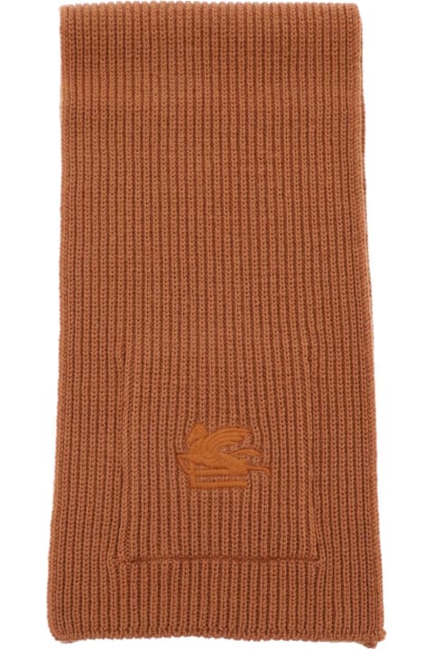 Scarves & Wraps for Women Etro Ribbed Wool Scarf