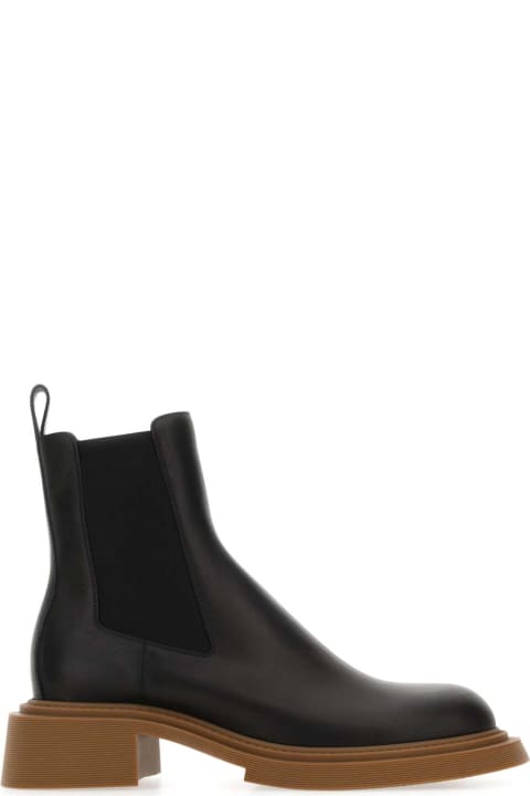 Loewe for Men Loewe Black Leather Chelsea Ankle Boots