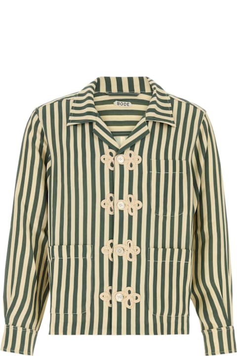 Bode for Kids Bode Printed Silk Trillium Shirt