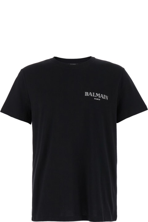 Topwear for Men Balmain Silver Balmain Vintage T-shirt - Classic Fit