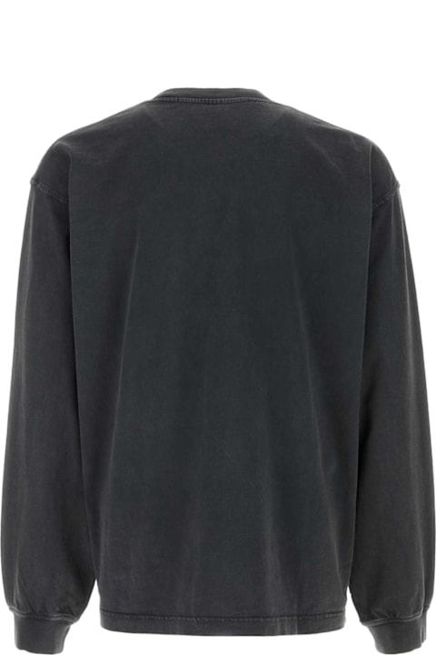 Alexander Wang Kids Alexander Wang Charcoal Cotto Oversize T-shirt