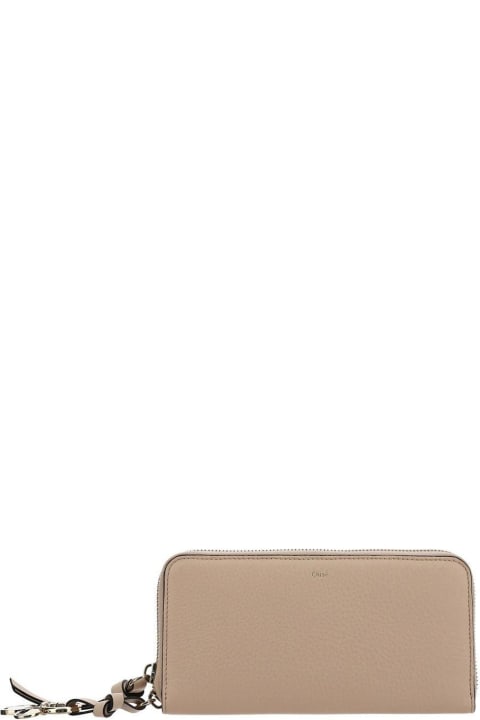 Homeware Chloé Logo Detailed Zipped Wallet