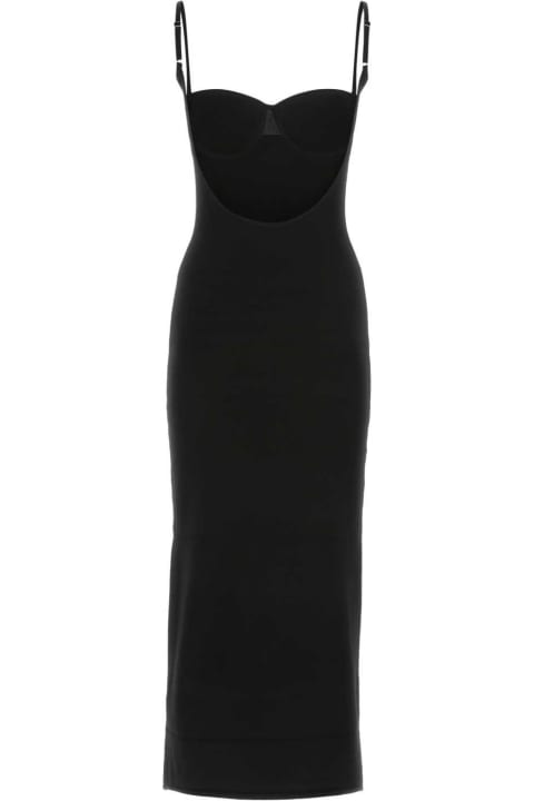 SportMax Dresses for Women SportMax Black Stretch Cashmere Blend Albi Dress