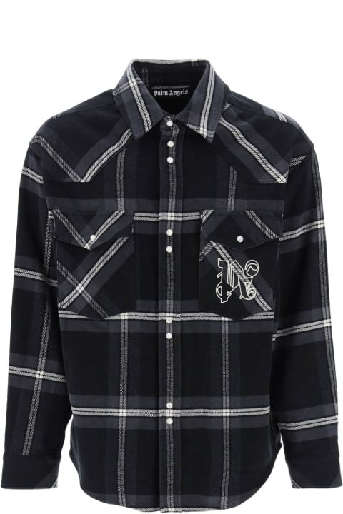 Homeware Palm Angels Check Overshirt With Flap Pockets
