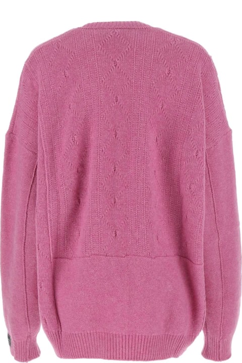Raf Simons Sweaters for Women Raf Simons Pink Wool Oversize Sweater
