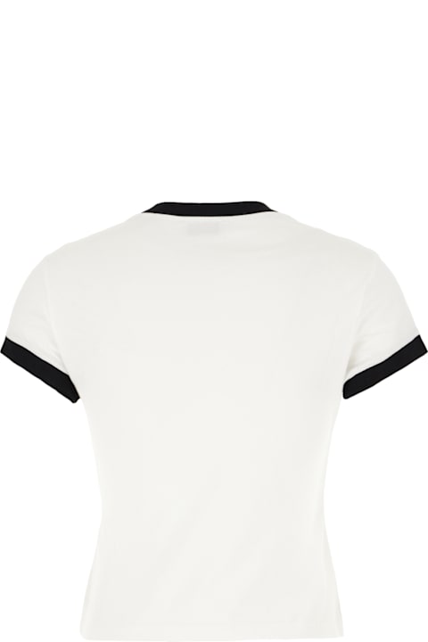 Topwear for Women Off-White White Cotton T-shirt