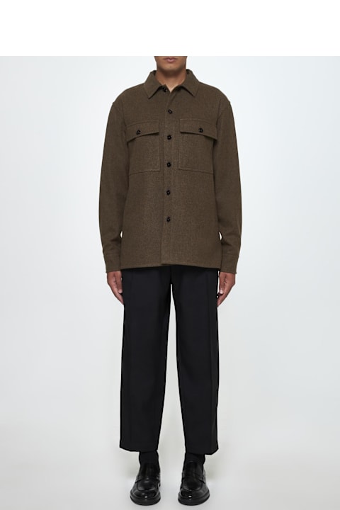 Jil Sander Coats & Jackets for Men Jil Sander Wool Shirt Jacket