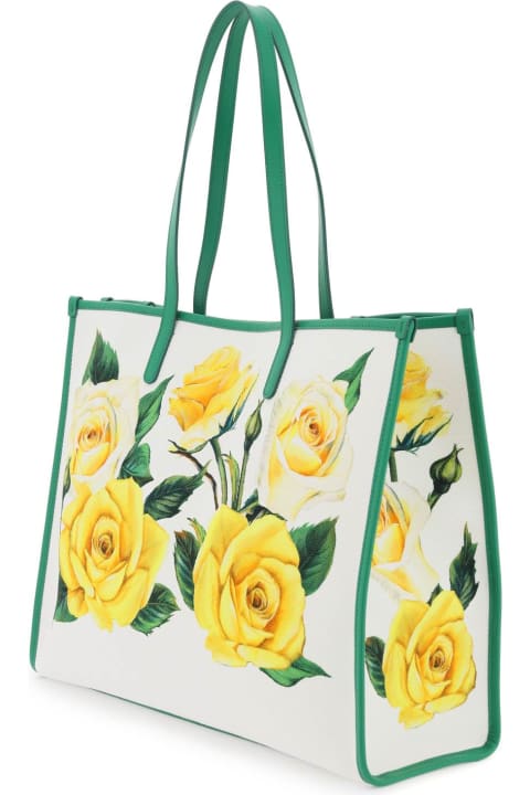 Dolce & Gabbana Sale for Women Dolce & Gabbana Floral-print Large Tote Bag