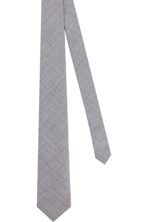 Ties for Women Brunello Cucinelli Textured Stitched Tie