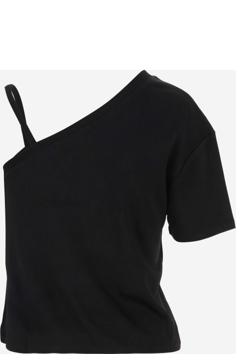 Karl Lagerfeld Topwear for Women Karl Lagerfeld One-shoulder T-shirt With Logo