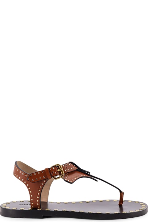 Isabel Marant Joonya Flat Leather Sandals