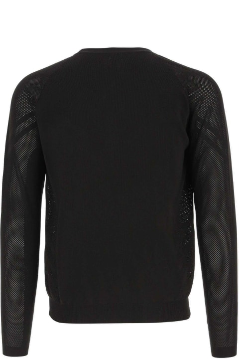 Sale for Men Dolce & Gabbana Perforated Detailed Crewneck Sweatshirt