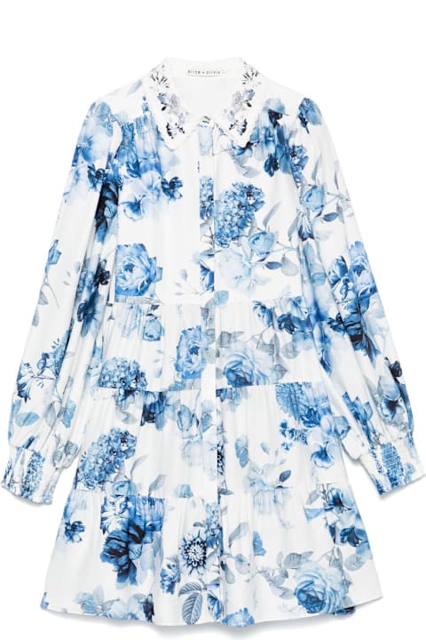 Alice + Olivia لـ Men Alice + Olivia Junia Printed Mini Dress