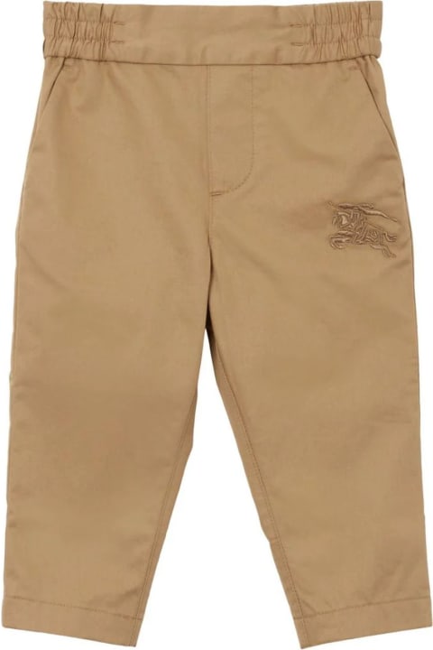 Bottoms for Baby Boys Burberry Beige Cotton Chinos