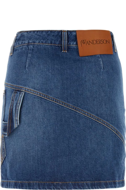 ウィメンズ J.W. Andersonのスカート J.W. Anderson Denim Mini Skirt
