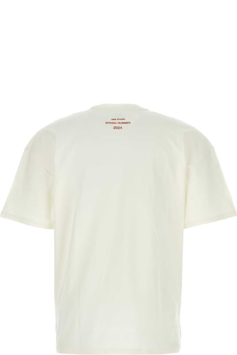 メンズ 1989 Studioのトップス 1989 Studio White Cotton T-shirt