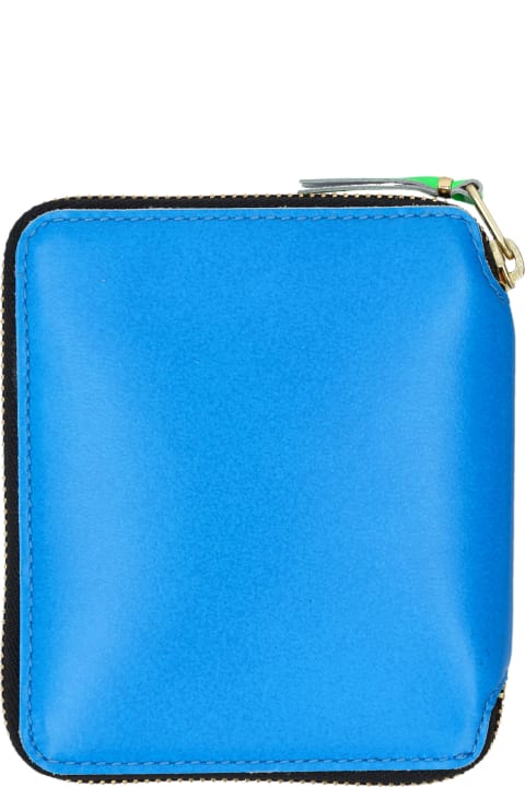 Comme des Garçons Wallet Accessories for Men Comme des Garçons Wallet Super Fluo Zip Around Wallet