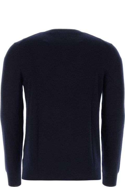 Fedeli Clothing for Men Fedeli Midnight Blue Cashmere Sweater
