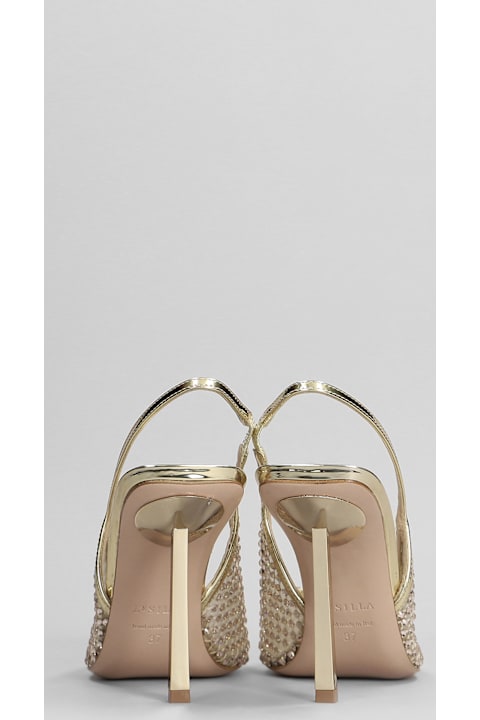 Le Silla Gilda Pumps In Platinum Leather | italist