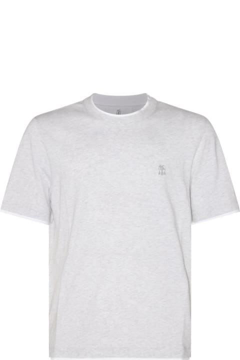Fashion for Men Brunello Cucinelli Chest Logo Regular T-shirt