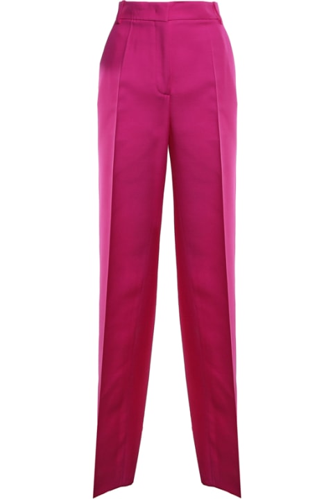 Fashion for Women Valentino Garavani Pp Pink Trousers