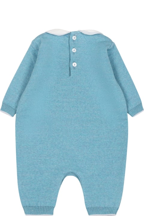 ベビーガールズ ボディスーツ＆セットアップ Little Bear Light Blue Babygrown For Baby Boy With Embroidered "prince" Writing
