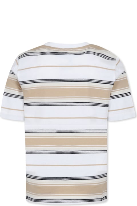 Homeware Hugo Boss White T-shirt For Boy With Logo