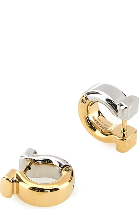 Ferragamo Jewelry for Women Ferragamo Two-tone Metal Earrings