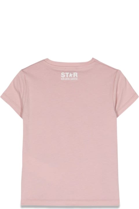 Golden Gooseのガールズ Golden Goose Star/ Girl's T-shirt S/s Logo/ Big Star Printed/ Logo