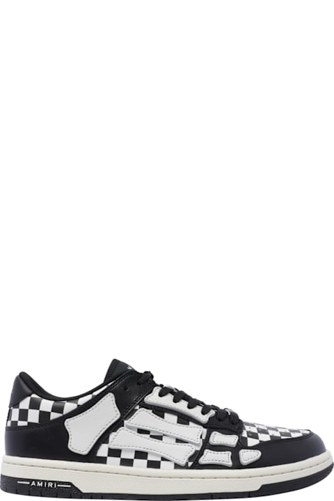 Fashion for Men AMIRI Checkered Skel Top Low Sneakers