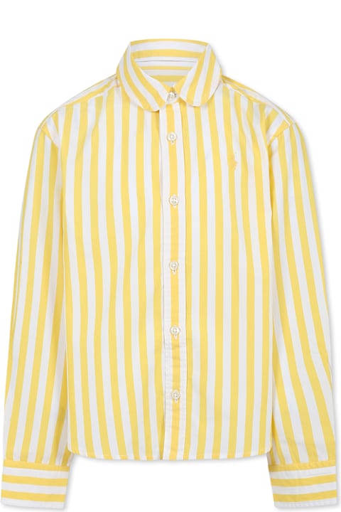 أدوات منزلية Ralph Lauren Yellow Shirt For Girl With Horse