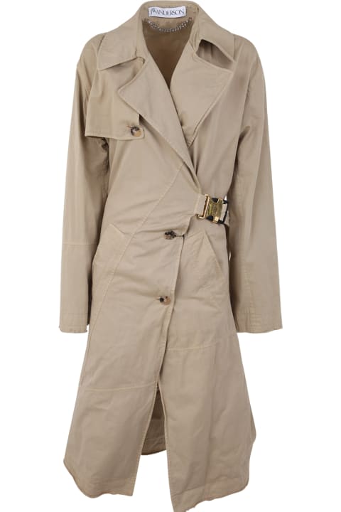 J.W. Anderson for Women J.W. Anderson Twisted Buckle Trench Coat