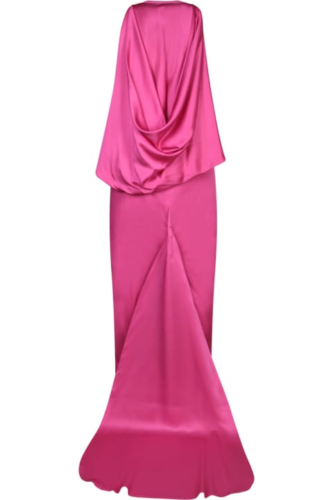 Giuseppe di Morabito for Women Giuseppe di Morabito Pink Viscose Long Halter Dress