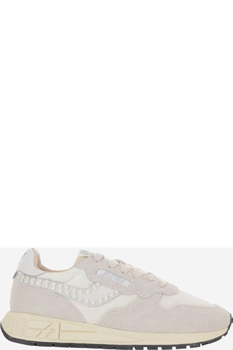 Autry Reelwind Low Nylon And Suede Sneakers