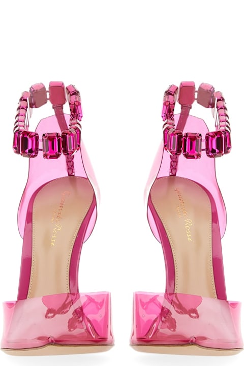 Homeware Gianvito Rossi Sandal With Crystals