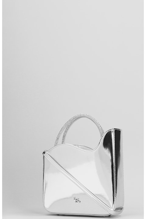 Homeware Le Silla Ivy Small Shoulder Bag In Silver Leather