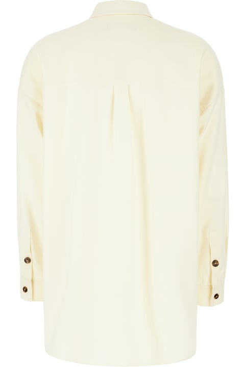 Weekend Max Mara Topwear for Women Weekend Max Mara Cream Cotton Shirt