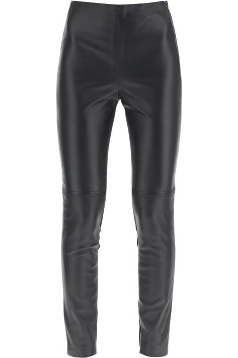 Leather And Jersey Leggings