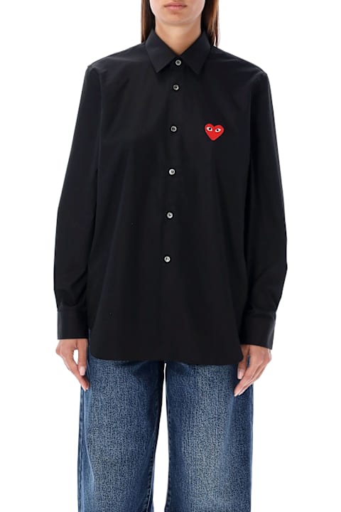 Homeware Comme des Garçons Play Red Heart Patch Shirt