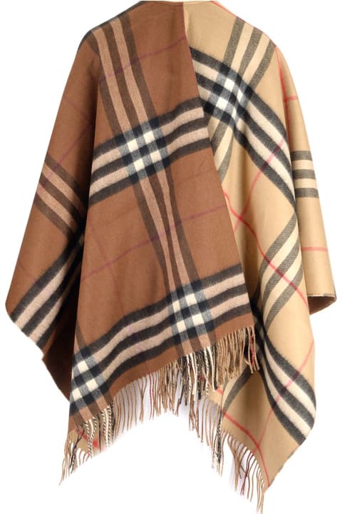 Burberry Women Burberry Wool And Cashmere Cape