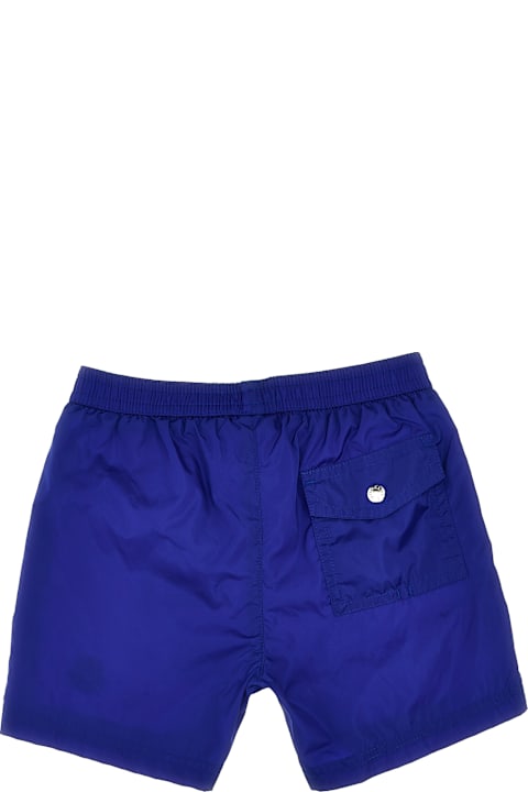 Sale for Baby Boys Moncler Logo Patch Swim Shorts
