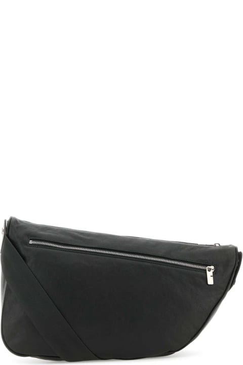Burberry Belt Bags for Men Burberry Slate Leather Shield Crossbody Bag