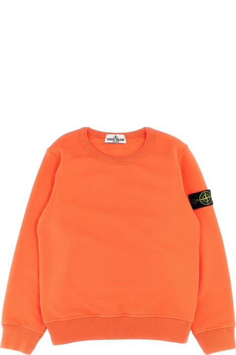 أدوات منزلية Stone Island Junior Logo Patch Sweatshirt