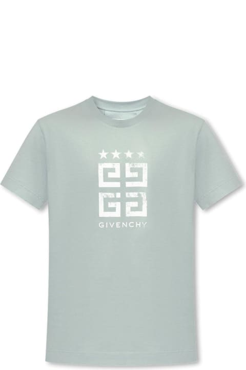 Givenchy Clothing for Men Givenchy 4g Logo Printed Crewneck T-shirt
