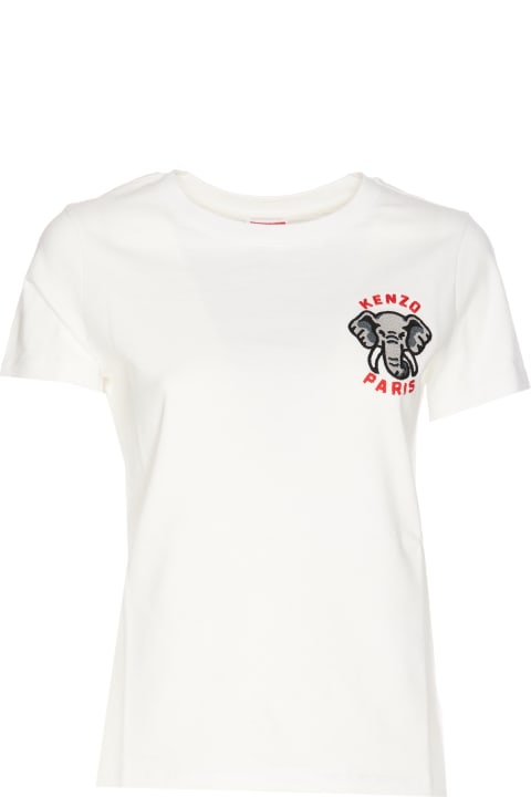 Kenzo Topwear for Women Kenzo Kenzo Elephant Logo T-shirt