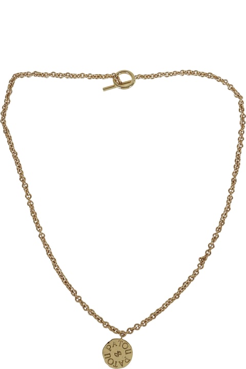 ウィメンズ ネックレス Patou Antique Coin Charm Necklace
