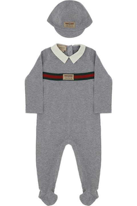 Gucci Bodysuits & Sets for Baby Boys Gucci Set Of Two Babygrow